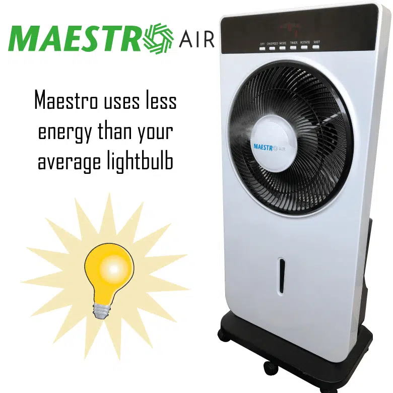 Misting Fan average usage costs