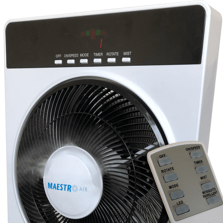 Misting Fan oscillation & rotation